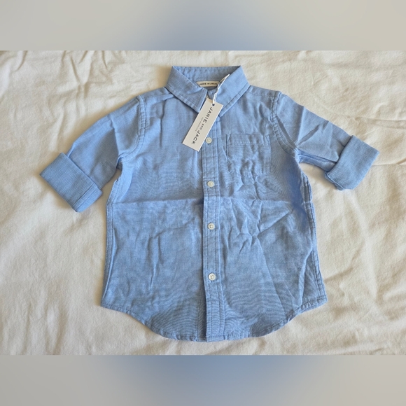 Janie and Jack Other - Janie and Jack Blue Cotton Boys Shirt